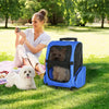 Trasportino Zaino 2 in 1 per Cani e Gatti con Ruote