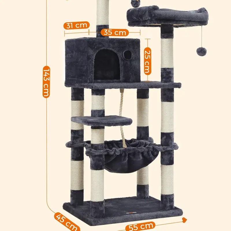 Tiragraffi per Gatti da 143 cm