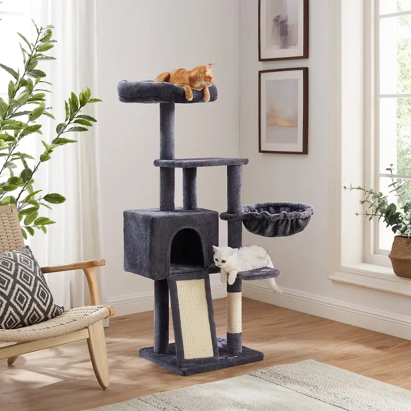 Tiragraffi a 4 piani  per Gatti da 135 cm