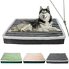 Orthopedic Memory Foam Dog Mat Large, Zippered Pet Bed for Medium Dogs