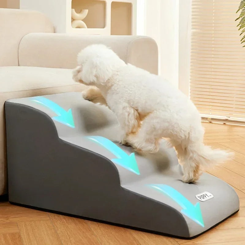 Scala antiscivolo rimovibile a 2 o 3 gradini per cani e gatti di piccola taglia